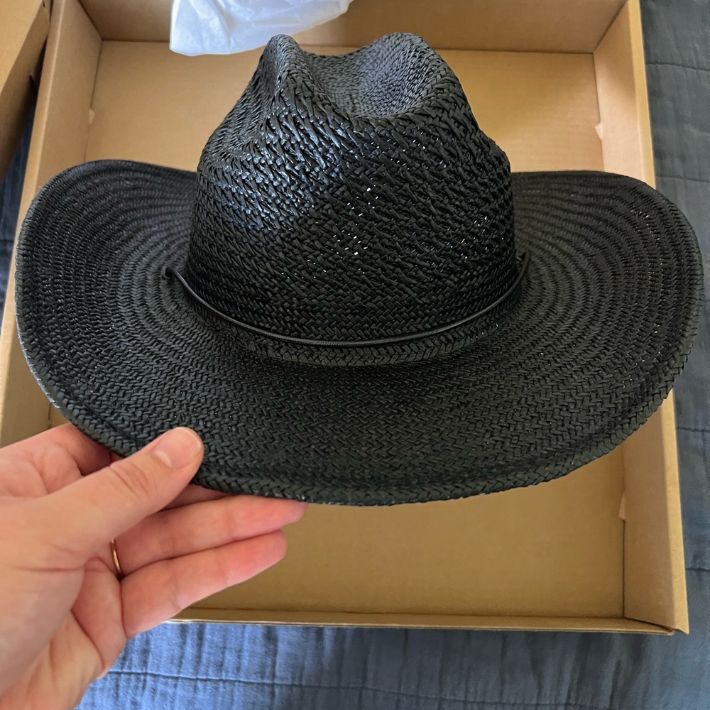 NIB NWT Lack of Color Outlaw II Black Straw Cowboy Western Hat